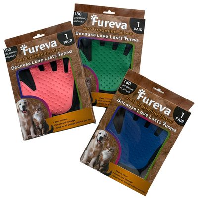 Fureva Pet Grooming Gloves - 5 Pairs