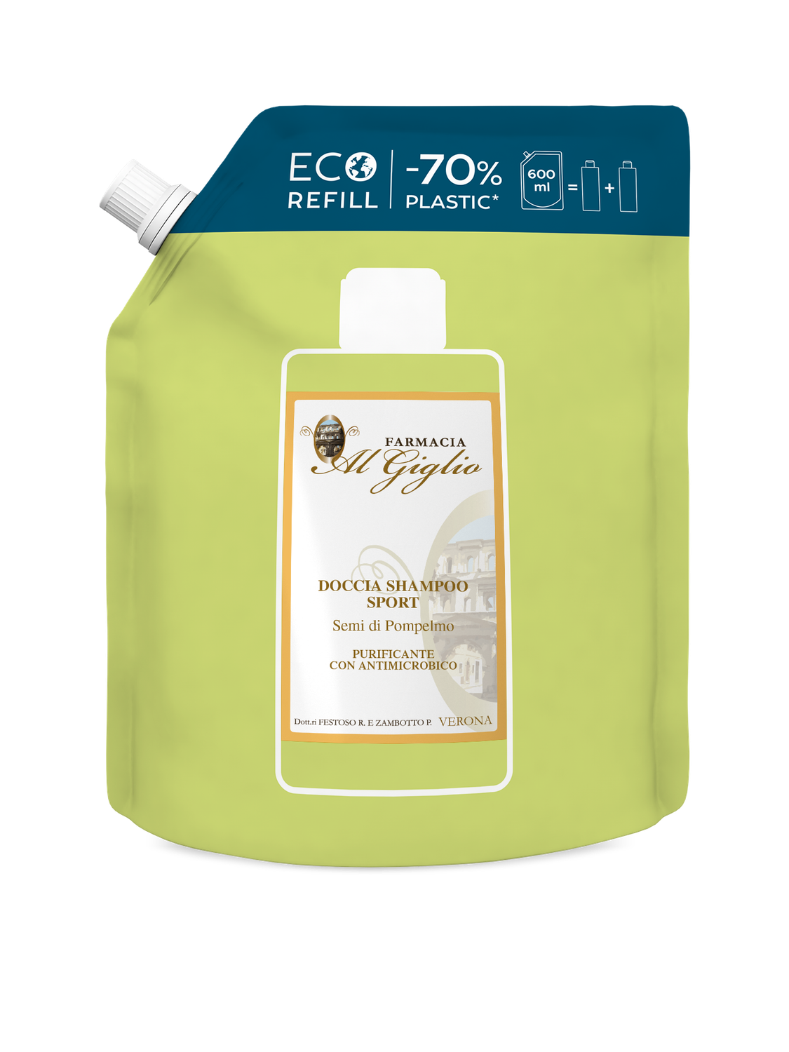 LFP DOCCIASPORT POMPELMO 600ML