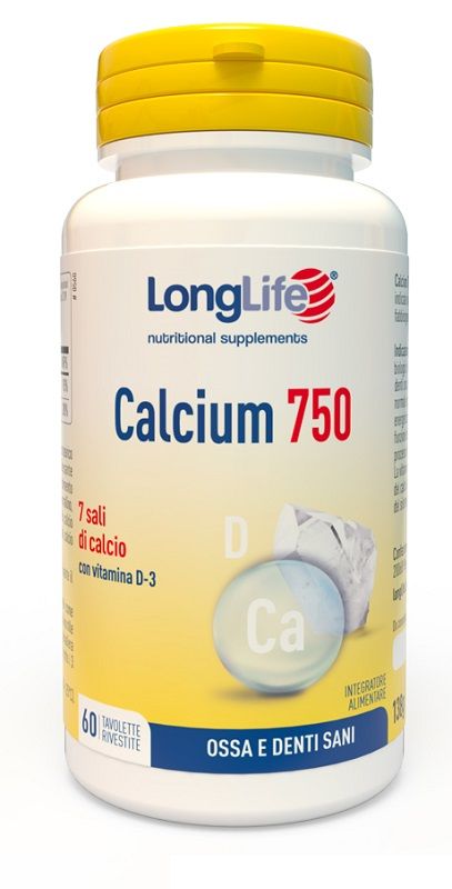 LONGLIFE CALCIUM 750MG 60TAV LONGLIFE CALCIUM 750MG 60TAV