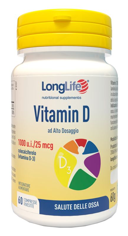 LONGLIFE VITAMIN D1000UI 60CPR