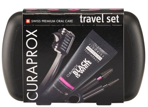 CURAPROX BLACK IS WHITE TRAVEL