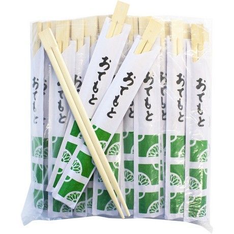 Groene Bamboe Eetstok (21cm)