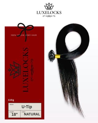 LUXELOCKS  U-Tip Straight Hair Extensions