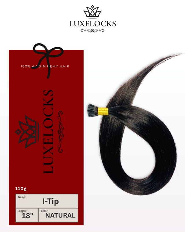 LUXELOCKS  I-Tip Straight Hair Extensions