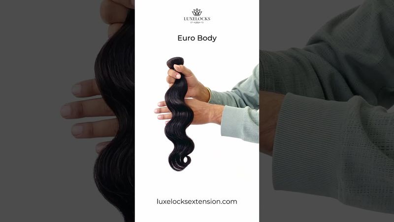 LUXELOCKS Euro Body Single Bundle – Infused with Deep Pearl Conditioning