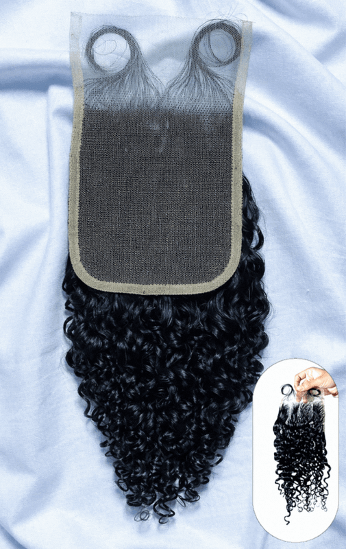 LUXELOCKS 4X5 HD LACE CLOSURE BURMESE CURL 12″