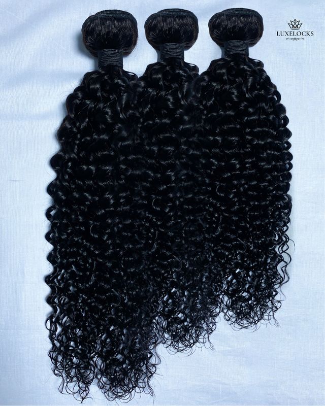LUXELOCKS Burmese Curl Multi Bundles – Infused with Deep Pearl Conditioning