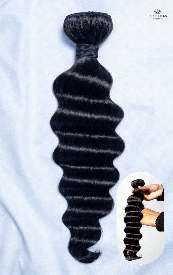 LUXELOCKS Euro Deep Single Bundle – Infused with Deep Pearl Conditioning