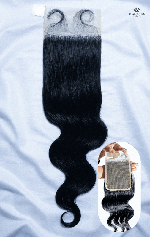 LUXELOCKS 4X5 HD LACE CLOSURE EURO BODY 12″