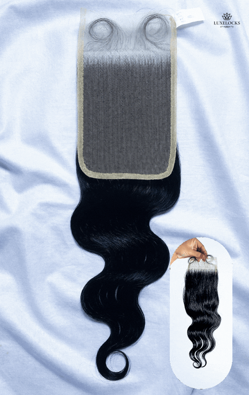 LUXELOCKS 4X5 HD LACE CLOSURE EURO BODY 12″
