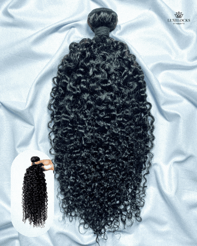 LUXELOCKS Burmese Curl Single Bundle – Infused with Deep Pearl Conditioning