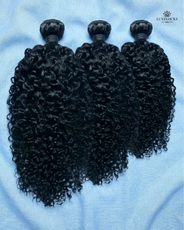 LUXELOCKS Burmese Curl Multi Bundles – Infused with Deep Pearl Conditioning
