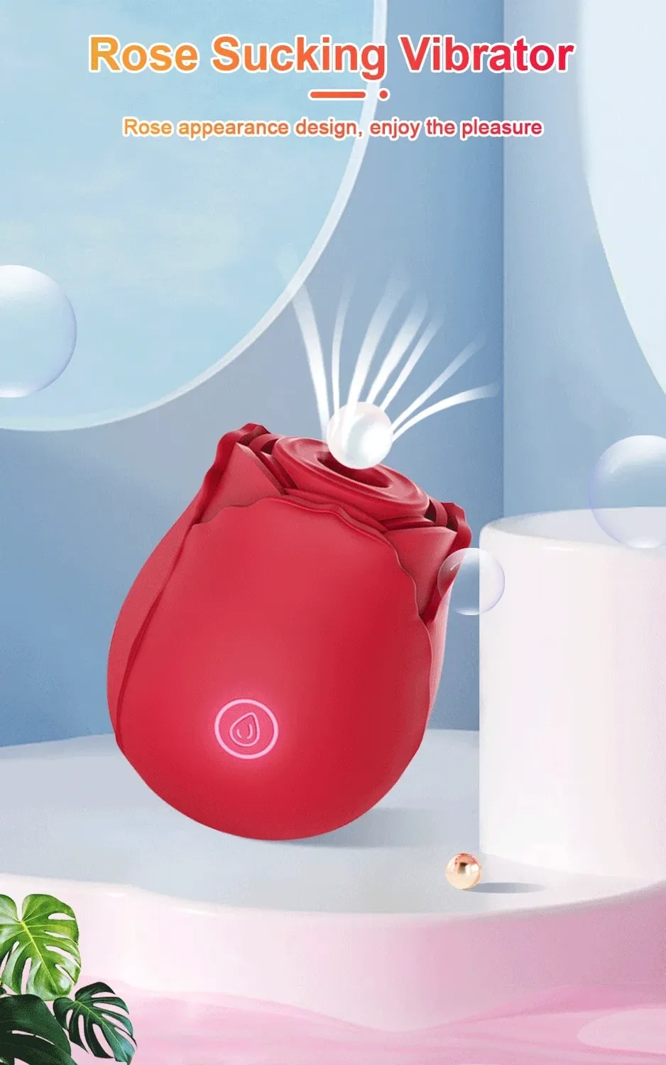 Vivicia Rose Sucking Vibrator