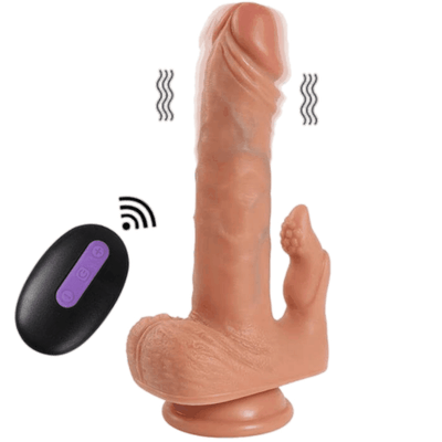 THE UPGRADE Vibrating Thrusting Spinning Dildo