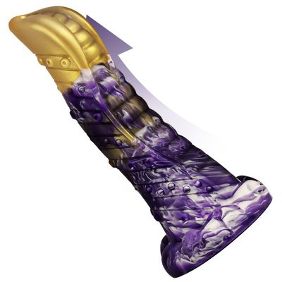The Ripple Effect Purple Dildo