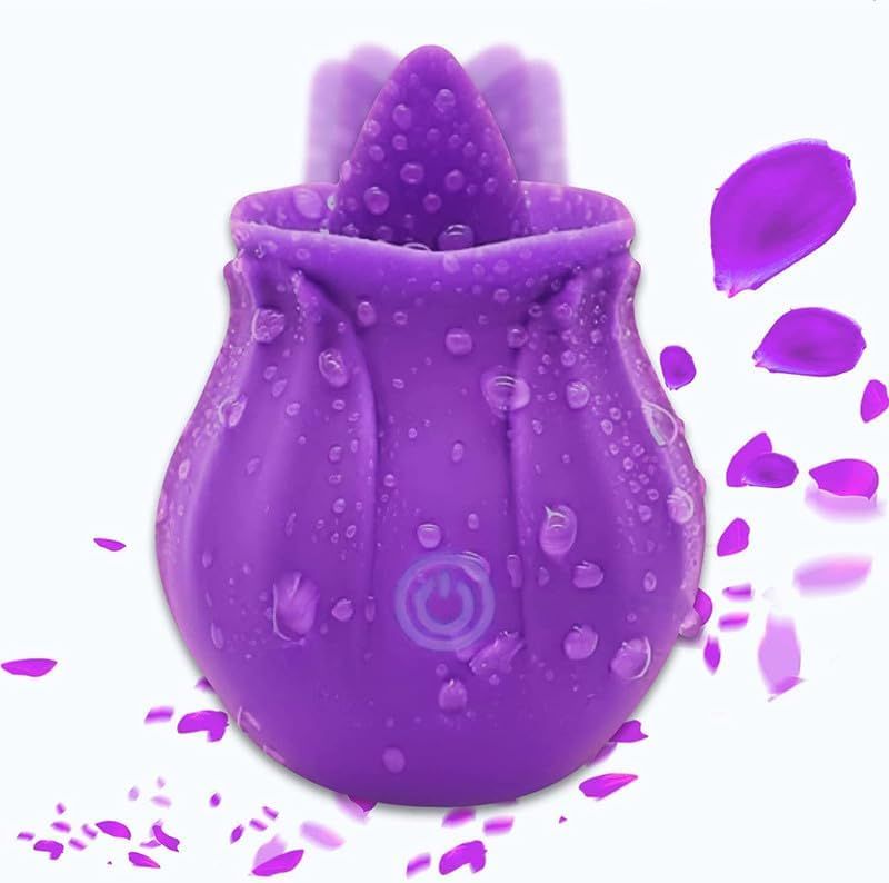 Tongue Sensation Licking Rose Vibrator
