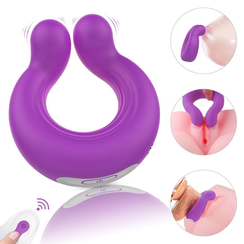 Magnetica Unisex Couples Cock Ring Remote Vibrator