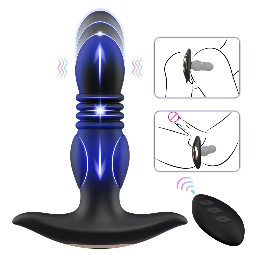 Explosion 💥 Thrusting Anal Plug Remote Control