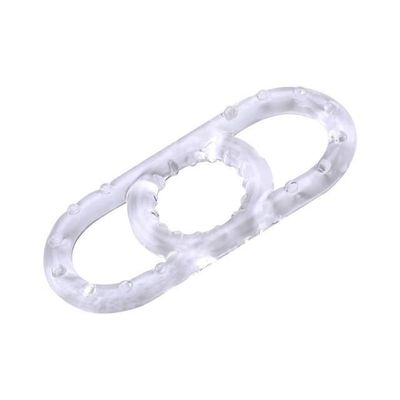 Invisible Tripple Cock and Ball Ring