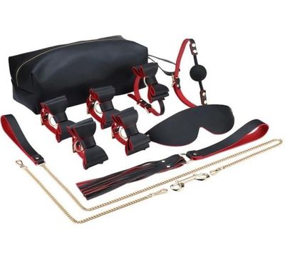 Leather Premium Bondage Set 12 Peace Leather Premium Bondage Set 12 Peace