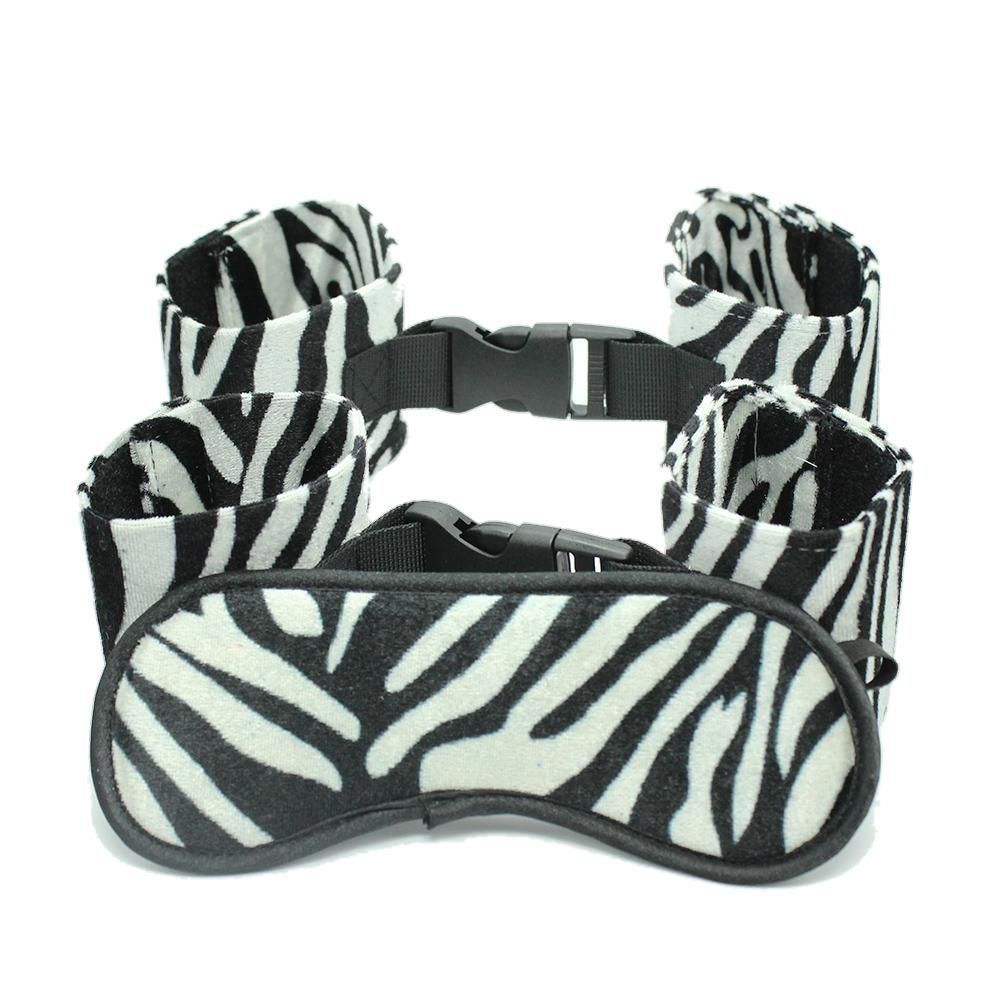 Adventures Zebra Bondage Set