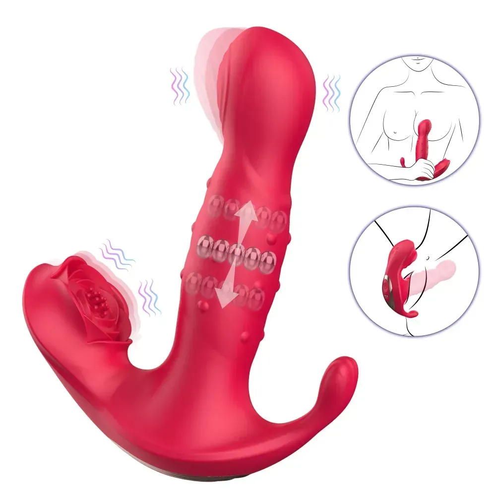 Bella&#39;Rosa❤️ Multifunction Sucking Vibrator with Remote Control