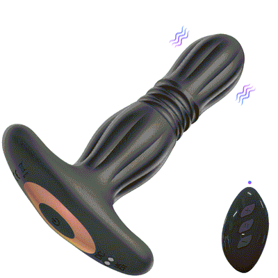 Allos Vibrating Thrusting Anal Plug