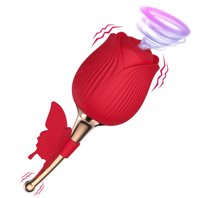 Charmed™ 4 in 1 Rose Air Pulse Vibrator