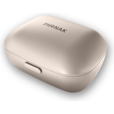 Phonak Charger Case Combi 2 closed champagne charging case product view