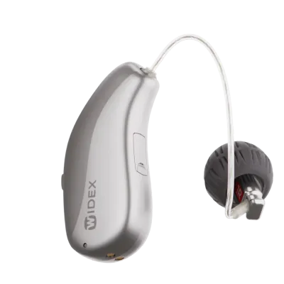 Widex Allure RIC R D rechargeable hearing aid from Clarity Hearing Care