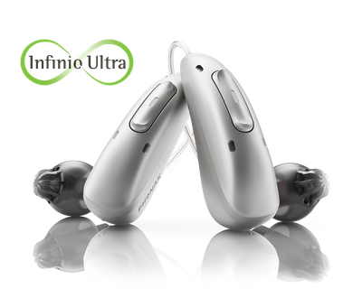 Phonak Audéo Infinio Ultra R rechargeable receiver-in-canal hearing aids