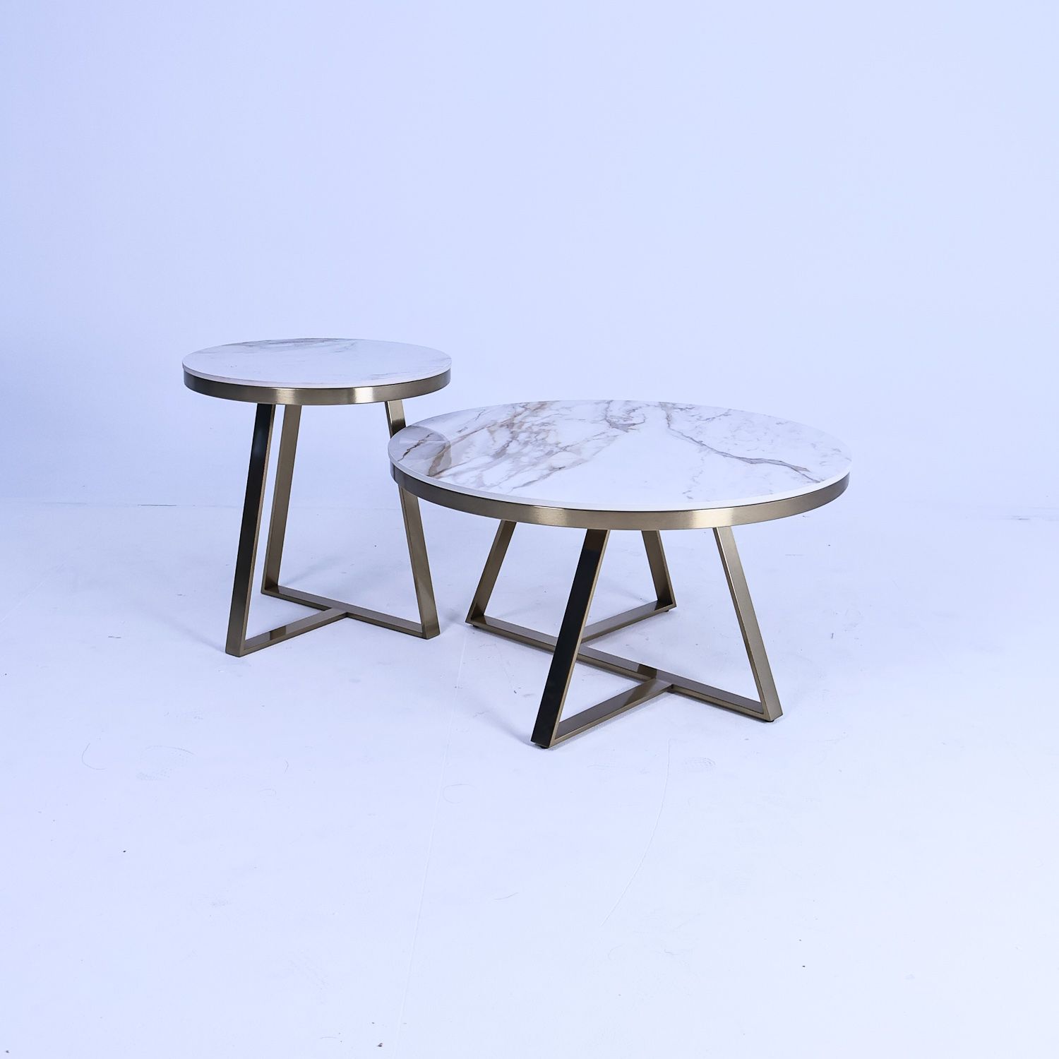 Milano Round Nesting Coffee Tables