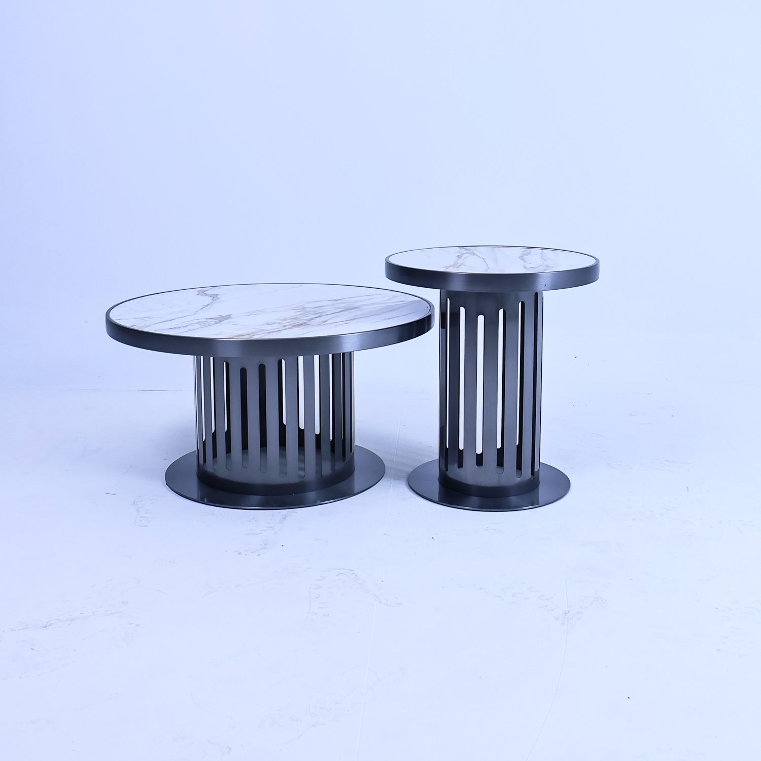 Raffles Round Nesting Coffee Tables