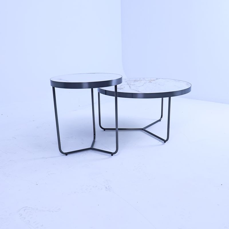 Philippe Round Nesting Coffee Tables