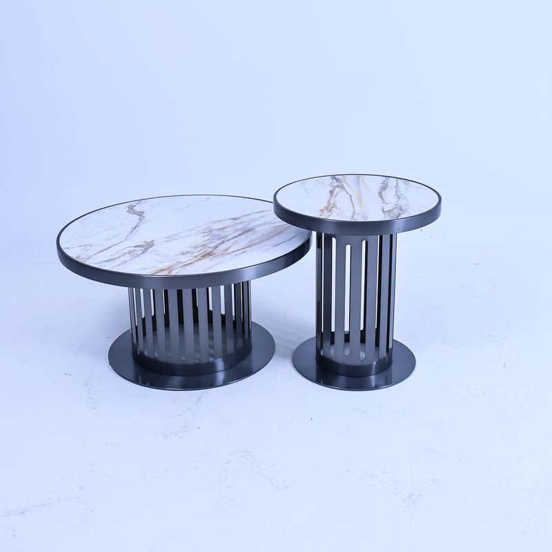 Raffles Round Nesting Coffee Tables