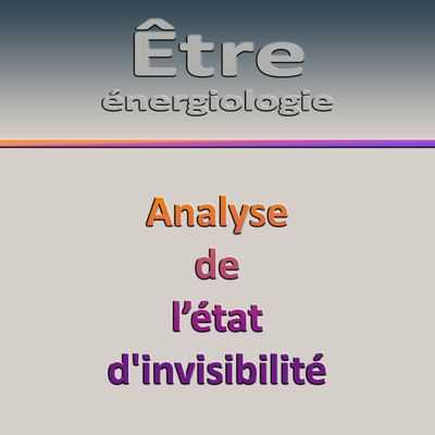 Séminaire E6-J4 Analyse de l’état d&#39;invisibilité
