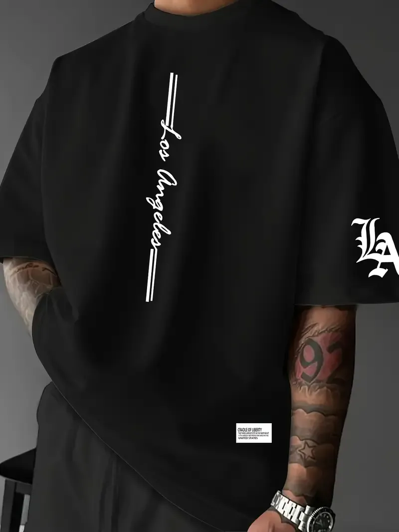 Summer Fashion Polyester Short-Sleeved T-Shirt