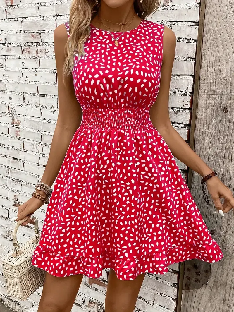Sleeveless A-Line Dress