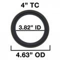 4" Siicone Gasket For 4" Cap Logic Cap