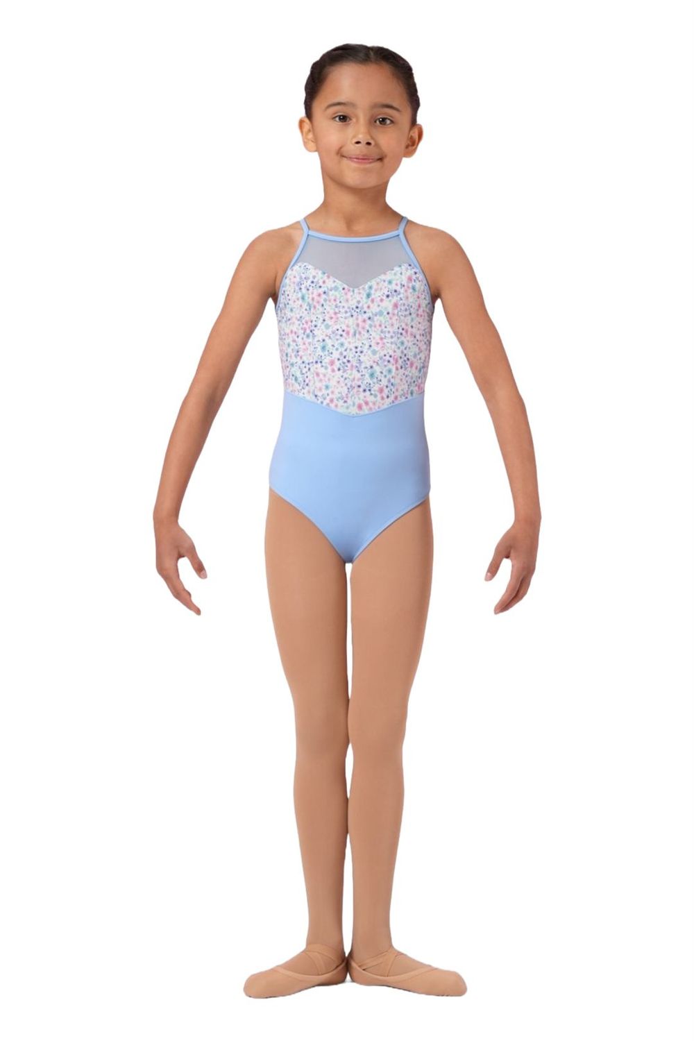M1241C FLORAL HALTER LEO 