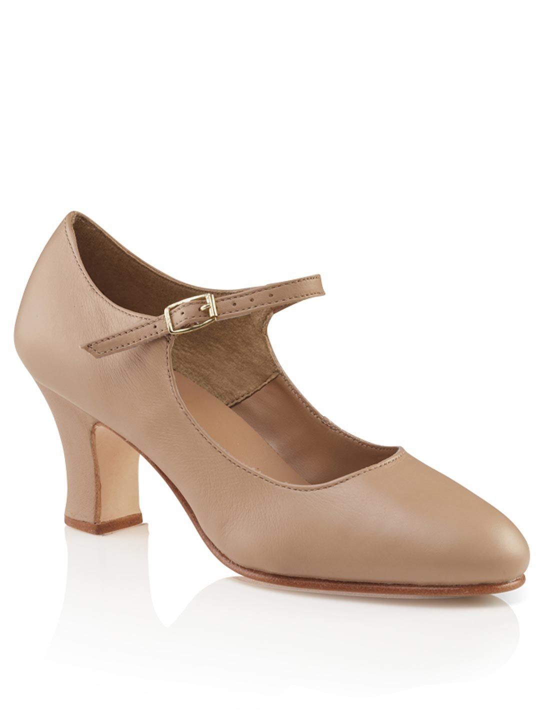 653 2.5&quot; Adult Manhattan Leather Character/Tap Shoe 