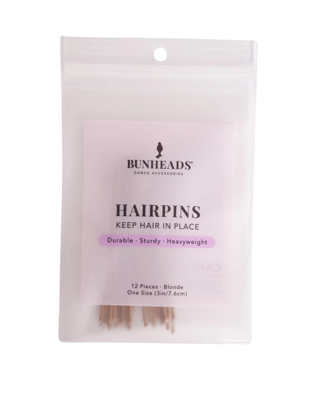 BH1713  HAIRPINS BLONDE 3&#39;&#39;