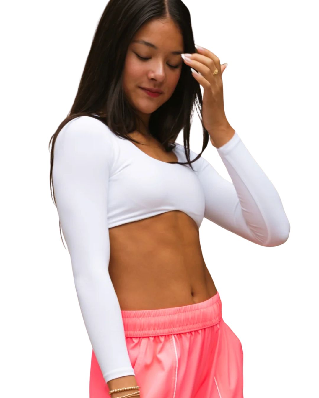 T4130 A-LIST TOP, Color: WHT, Size: CM
