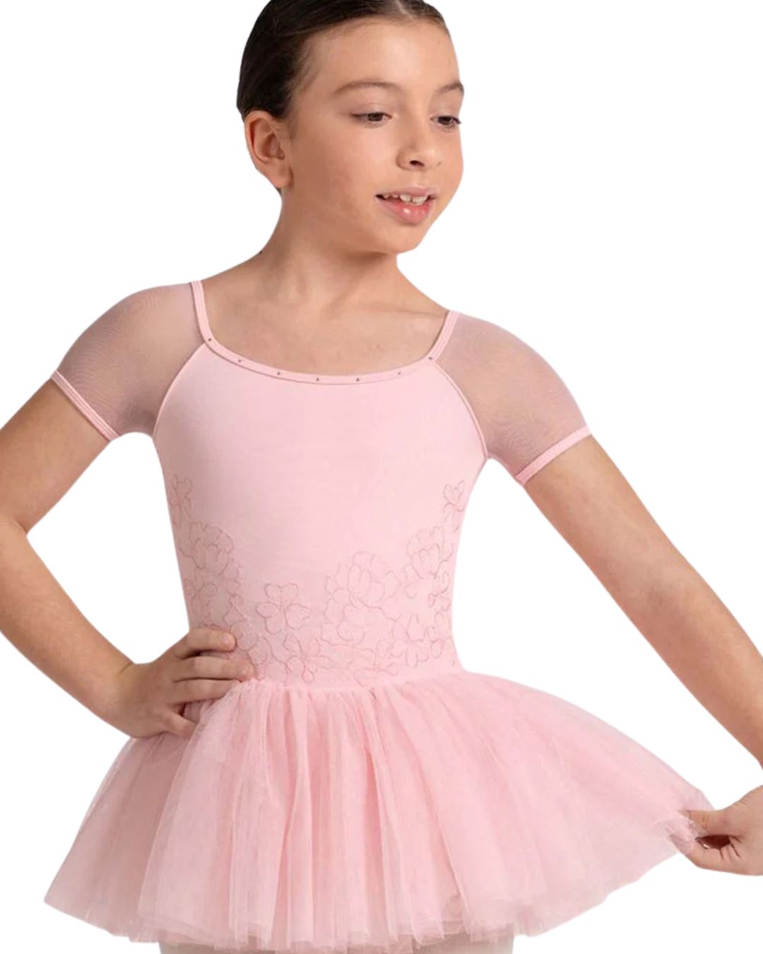 CL20002 EMB CAP SLV TUTU LEO