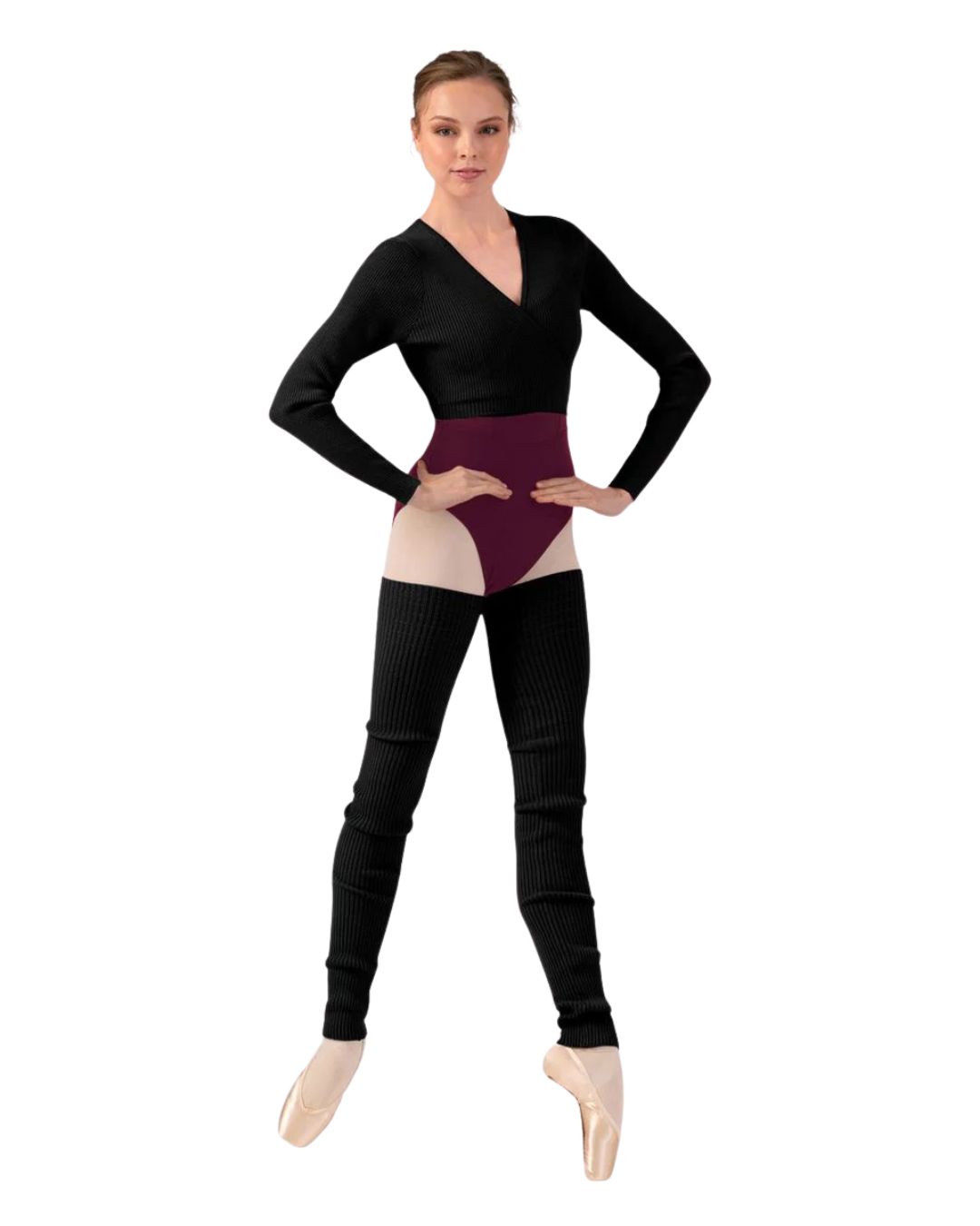 Z30018 KNIT WRAP SWEATER