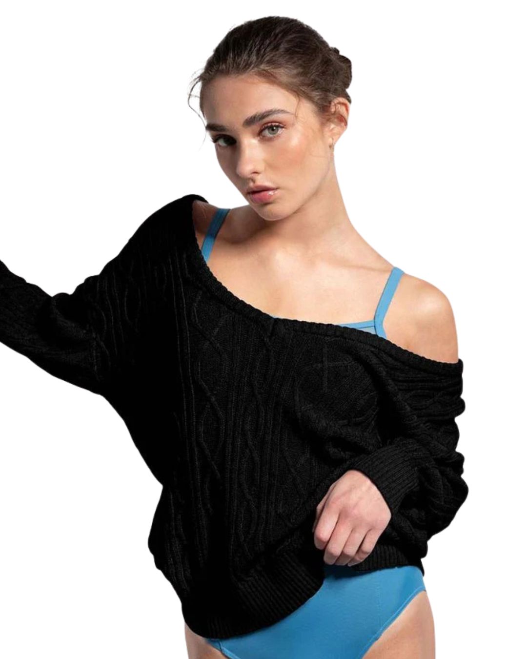 Z30014 WIDE NECK KNIT
