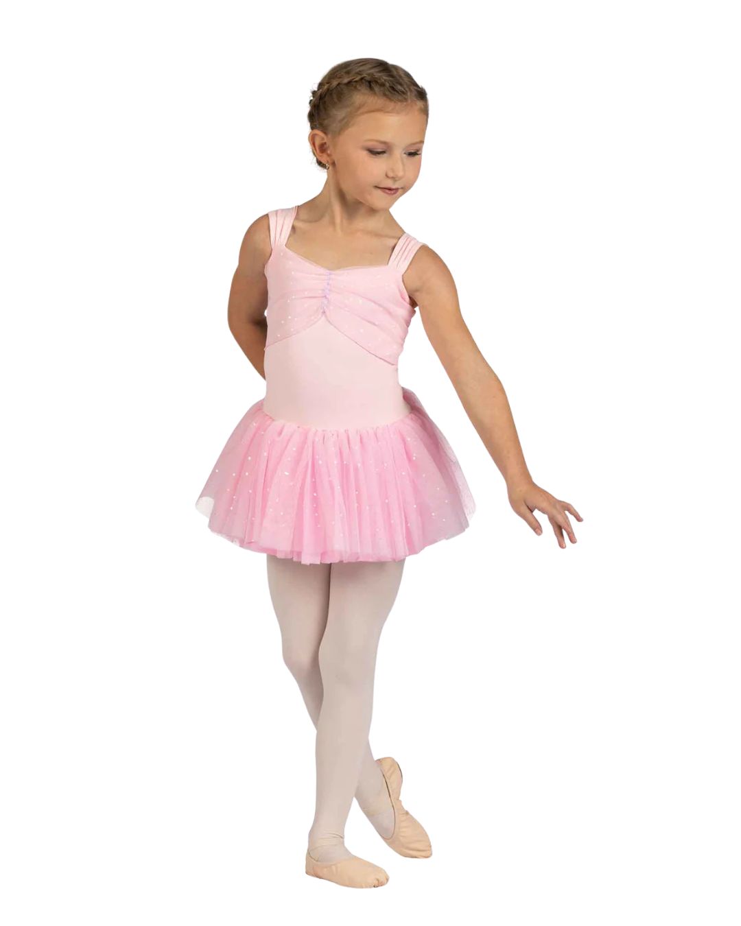 25200C MESHOVERLAY SPARK DRESS