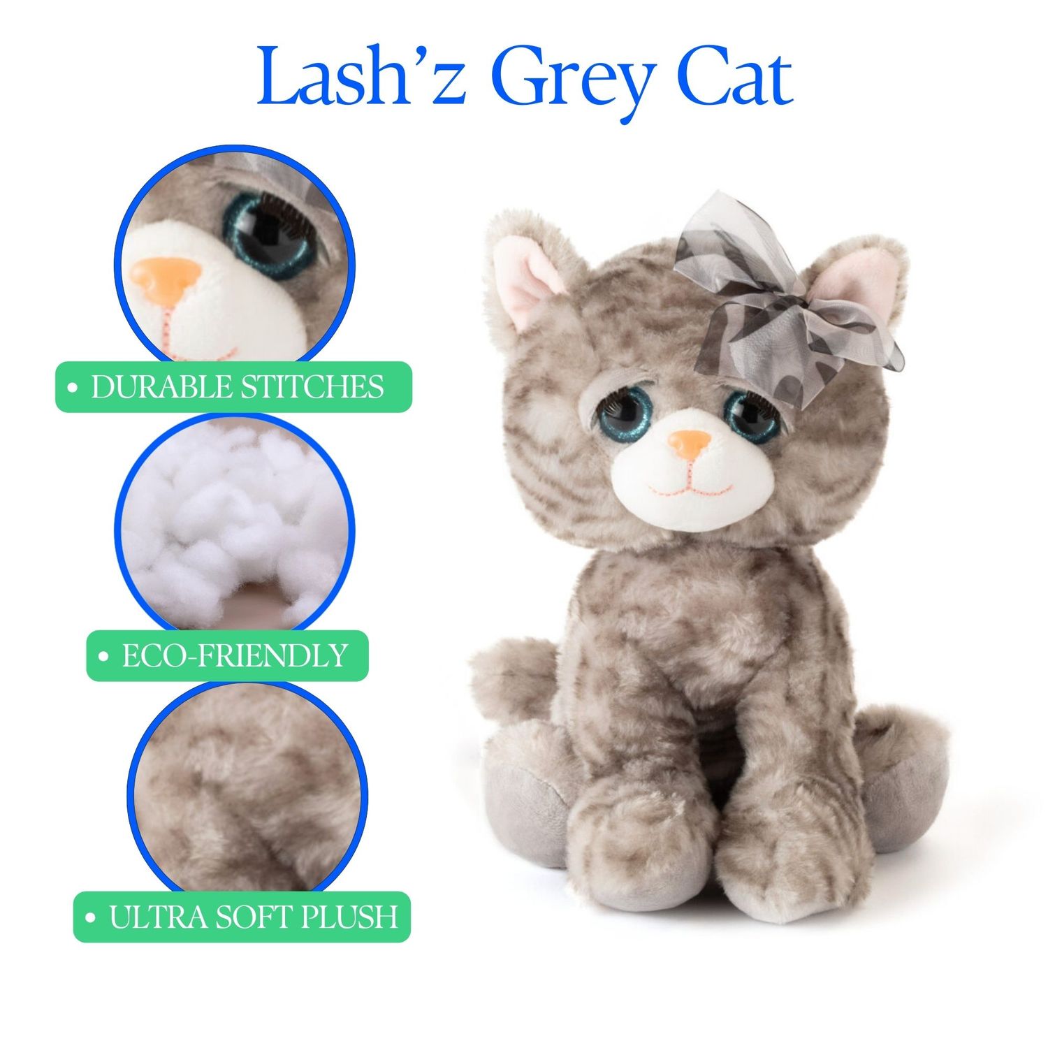 719022 Gray Tabby Shadow w/Lash'z