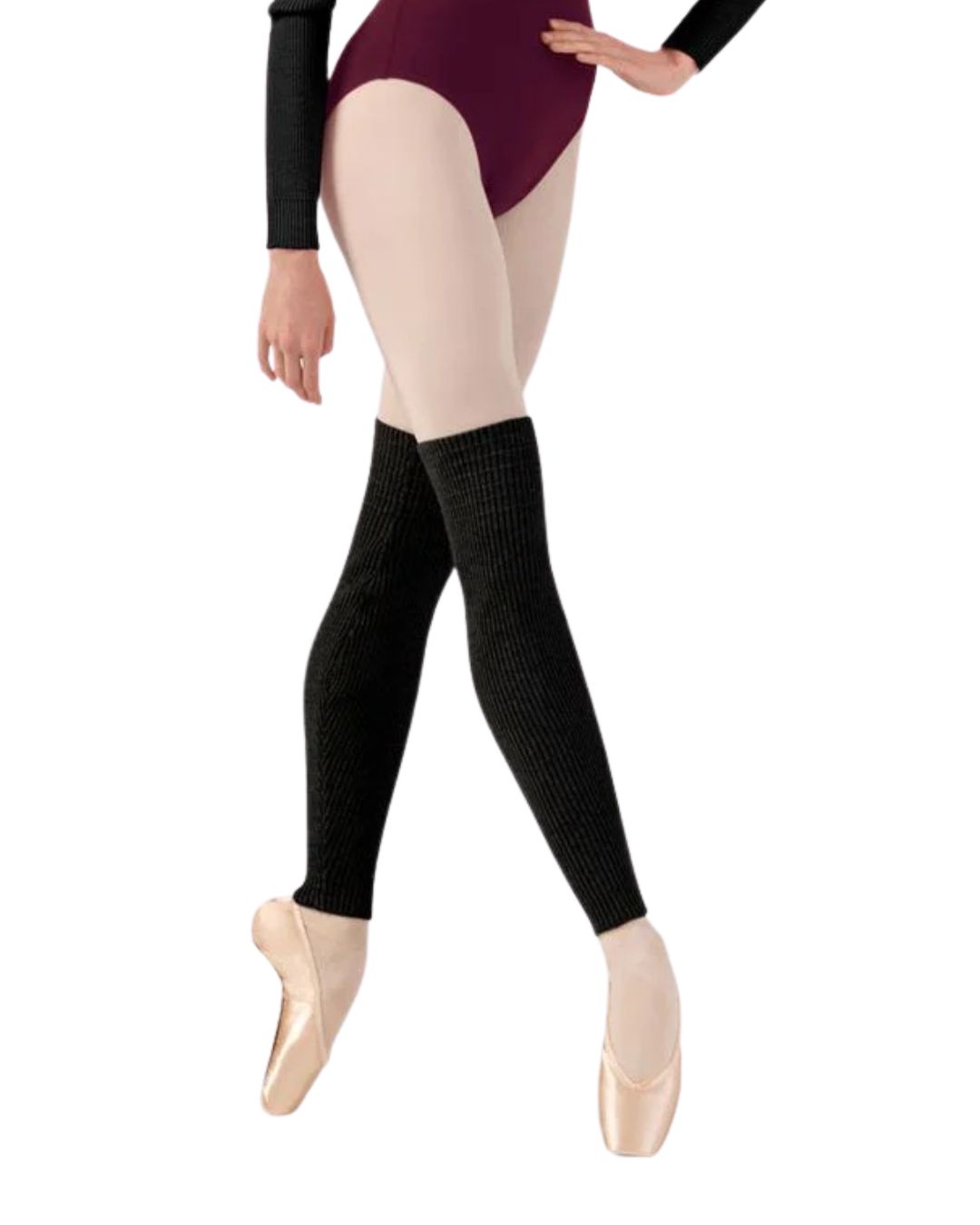 W11004 RIB 20&quot; LEGWARMER, Color: BLK, Size: O/S