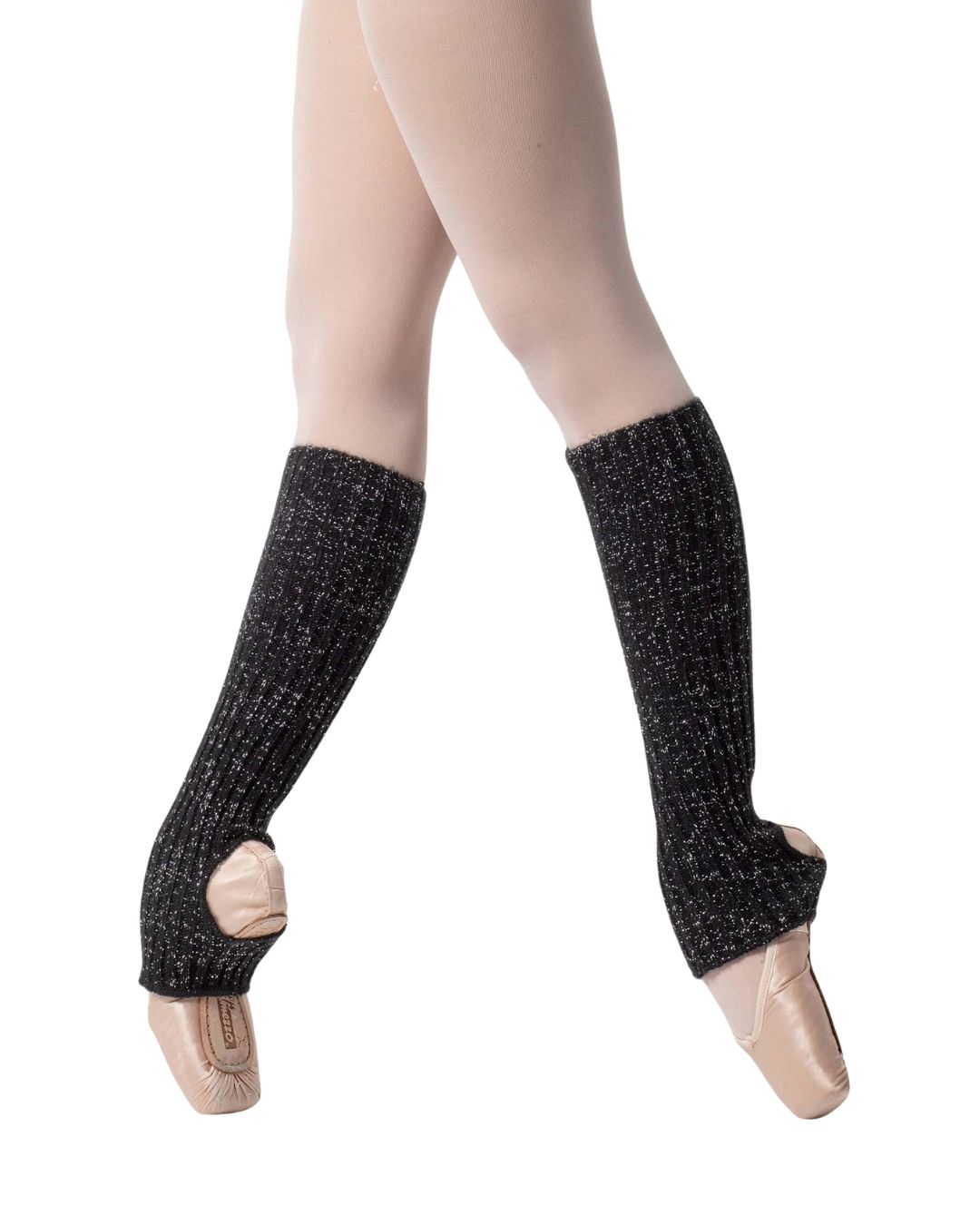 2663 PRELUX LEGWARMERS, Color: BLK-SILVR(73), Size: M(18in)